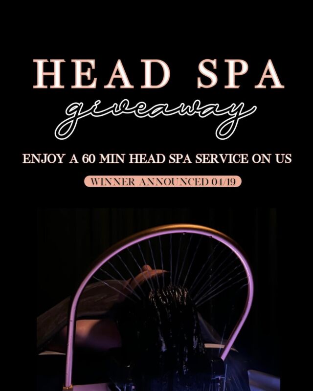 📣 H E A D  S P A  G I V E A W A Y 📣

🗣️ IT’S GIVEAWAY TIME

One lucky winner will enjoy a 60min Head Spa treat on us!

👉 To Enter: 
—FOLLOW US 
—LIKE this post
—SHARE to your story and TAG us 
—TAG your friends below! Each tag is 1 entry!
—SHARE on FACEBOOK for an extra entry 

We can’t wait to love on someone special! 🤍 
>> We will choose and announce a winner on Friday, April 19

(**BEWARE— Fake B. Monroe accounts will probably show up announcing you as a winner. Remember we will never ask you for your credit card info to claim a prize!)