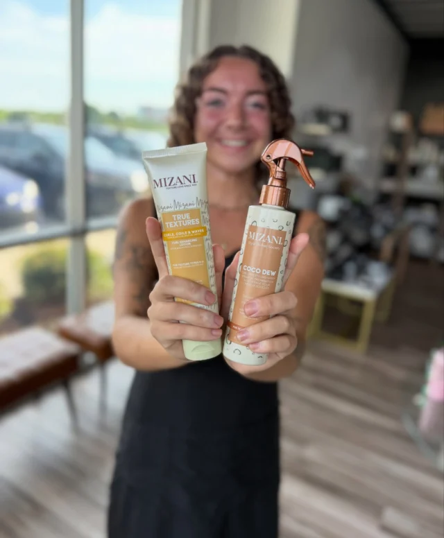 ✨ Fav Friday ✨
This week we’re spotlighting the ultimate curl duo: Mizani Curl Enhancing Lotion + Mizani Coco Dew! 🌸✨

Together, they’re a dream team! Hydrating, defining, and refreshing curls without the crunch. Say hello to soft, bouncy, frizz-free curls that last! 💕

👉 Do you use lotion, spray, or both to style your curls?

B. Monroe Salon • Middle Georgia Salon • Headspa 

#bmonroesalon #middlegeorgiasalon #headspa #mizani
